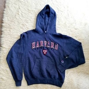 Harvard University Fleece Hoodie Sweatshirt Sz S